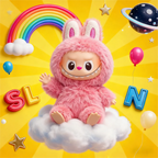 【THE MONSTERS】Pin For Love Series! Vinyl Plush Pendant Blind Box | Trendy Toy Accessory · Loving Cutie Collection · Surprise Unboxing—Heart· SECRET EDITION