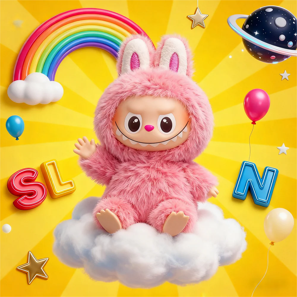 【THE MONSTERS】Pin For Love Series! Vinyl Plush Pendant Blind Box | Trendy Toy Accessory · Loving Cutie Collection · Surprise Unboxing—Heart· SECRET EDITION