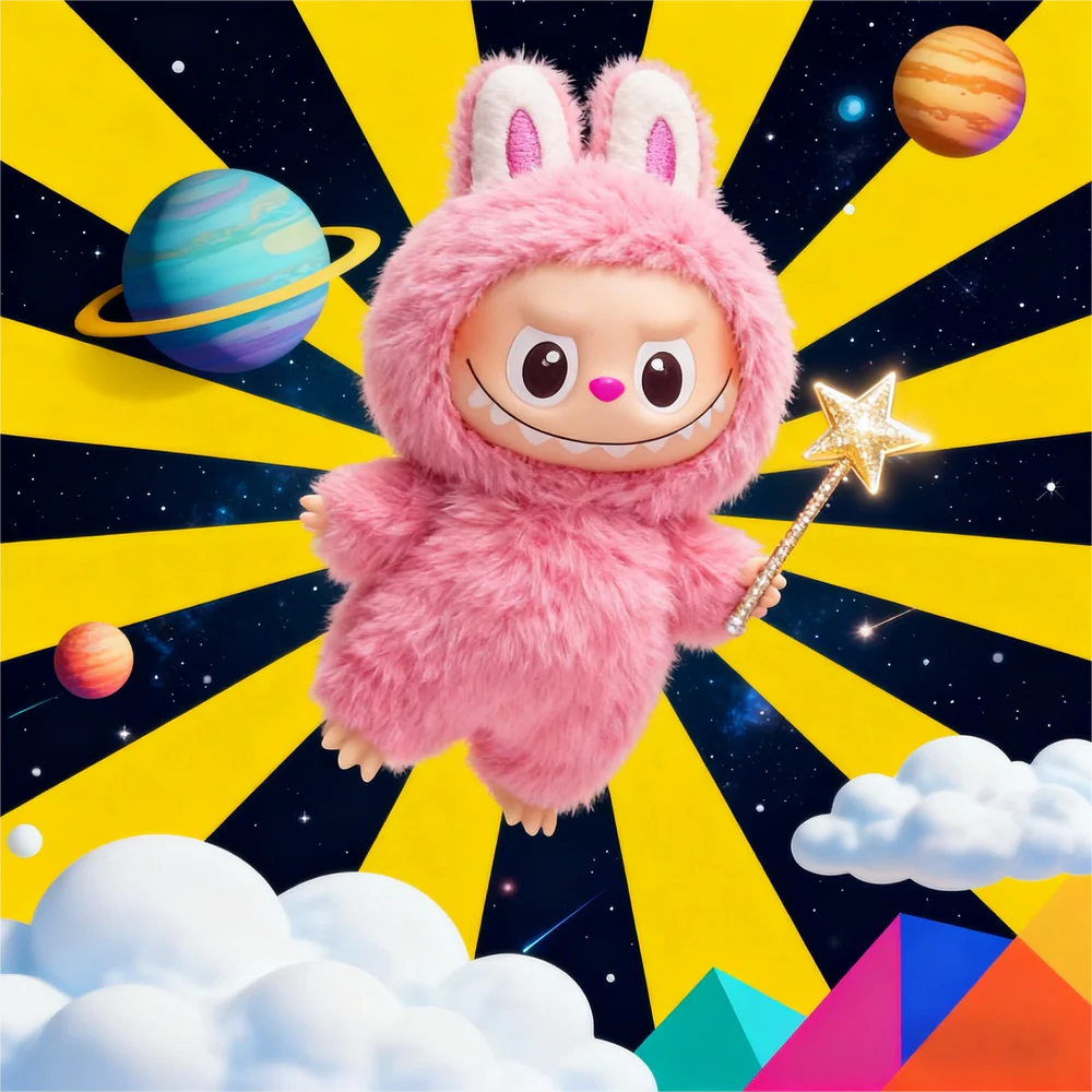 【THE MONSTERS】Pin For Love Series! Vinyl Plush Pendant Blind Box | Trendy Toy Accessory · Loving Cutie Collection · Surprise Unboxing—Heart· SECRET EDITION