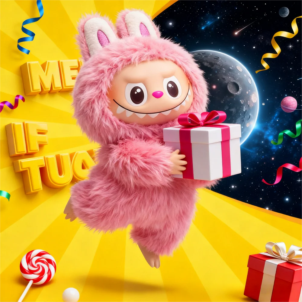 【THE MONSTERS】Pin For Love Series! Vinyl Plush Pendant Blind Box | Trendy Toy Accessory · Loving Cutie Collection · Surprise Unboxing—Heart· SECRET EDITION