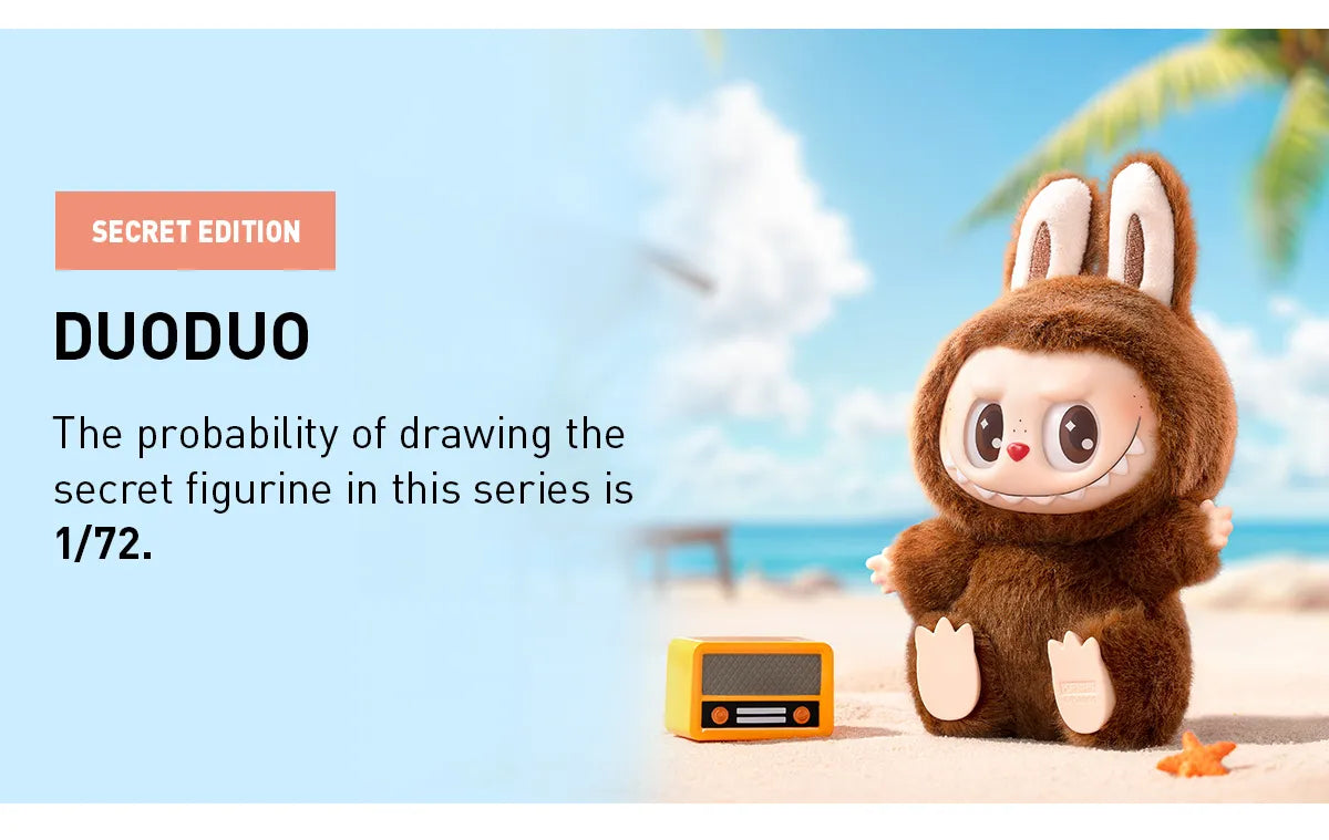 【THE MONSTERS】Sitting Cuties! Vinyl Plush Blind Box | Trendy Toy Decoration · Sitting Figurine Collection · Surprise Unboxing—DUODUO · Secret Edition