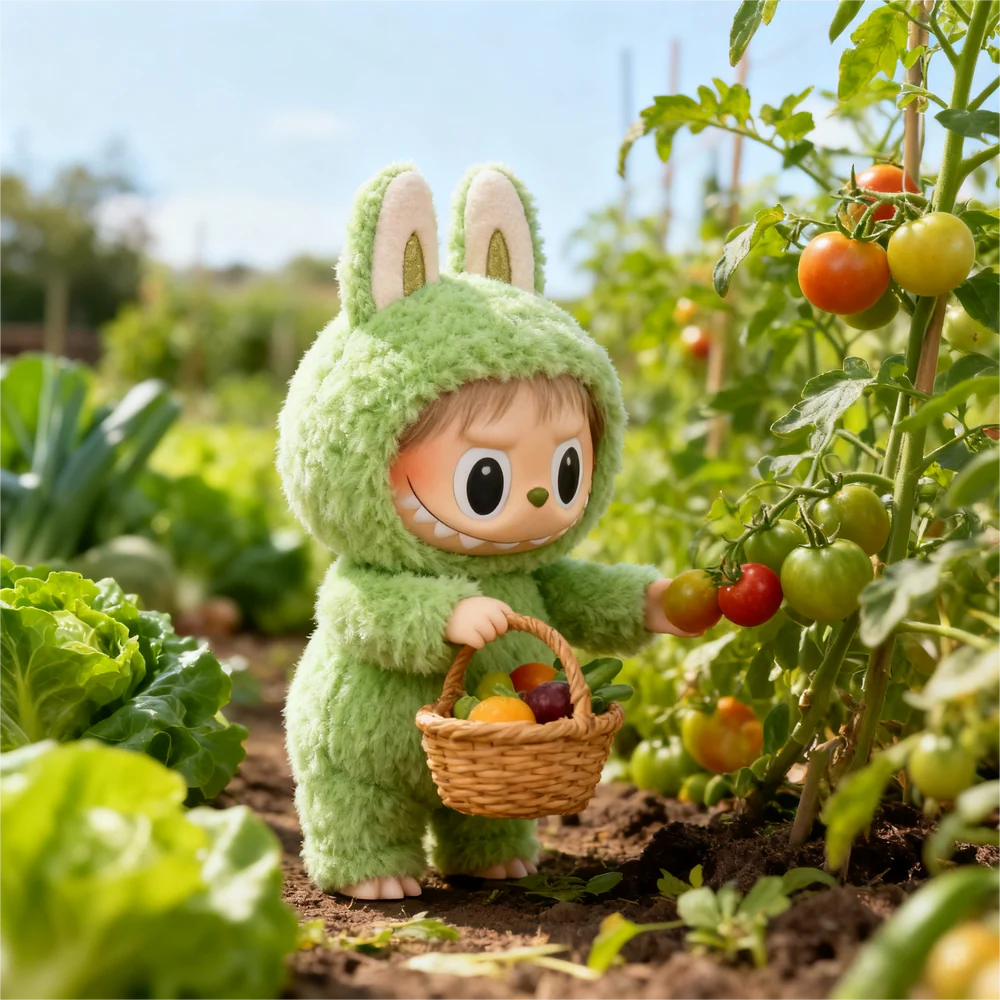 【THE MONSTERS】Cute Macaron Color Series Vinyl Face Blind Box | Trendy Toy Collection · Surprise Unboxing—Green Grape