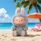 【THE MONSTERS】Sitting Cuties! Vinyl Plush Blind Box | Trendy Toy Decoration · Sitting Figurine Collection · Surprise Unboxing—HEHE